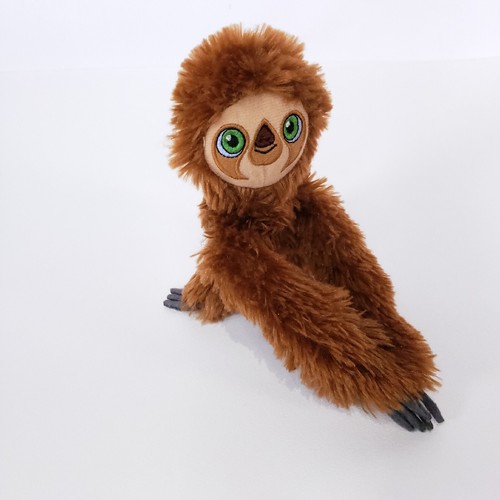 The Croods 2013 Dreamworks Belt Mini Sloth Plush Stuffed Toy Arms Attach 7.5