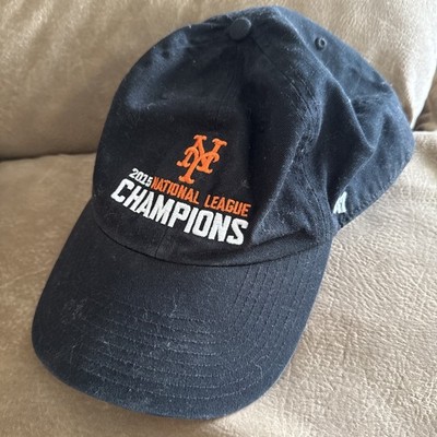 Vintage New York Mets 2015 National League Champs Hat Cap clasp Adjustable Black