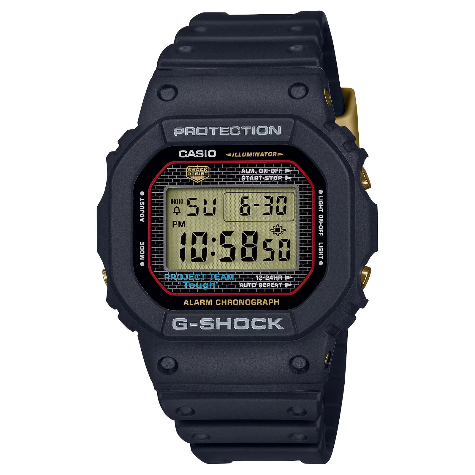 Pre-owned G-shock ✫ 40th Casio  Dw5040pg-1 Anniversary Recrystallized Project Team Tough