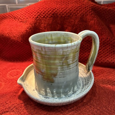 The Old Mill Pigeon River Pottery, Bacon Cooker, New With Tag Signed Tim Karns