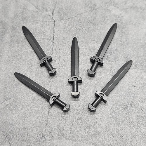5pack Roman Soldier Sword Blocks Weapons Accessories for Minifigures GA4b332