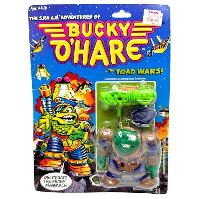 Vintage Toad Air Marshall Action Figure Space Adventures Bucky O'Hare 1990 New