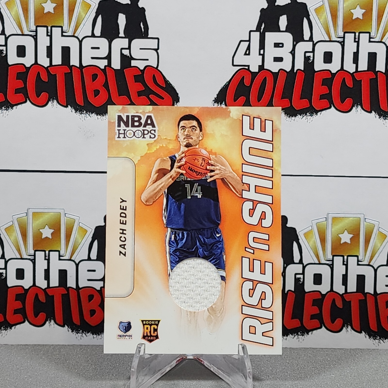 2024-25 NBA Hoops ZACH EDEY Rise N Shine Memorabilia RC #RSM