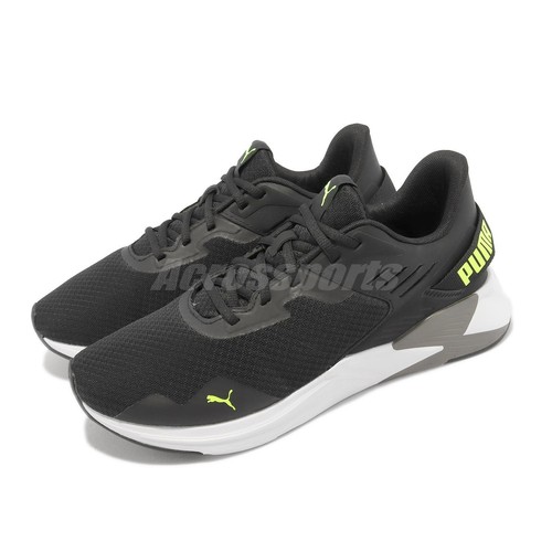 

Puma Disperse XT 2 Mesh Black Lime Squeeze White Men Cross Training 376858-05, Черный, Disperse Xt 2 Mesh