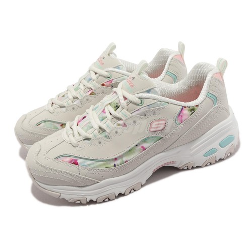 Skechers D Lites-Blooming Fields Beige Ivory Women Casual Lifestyle 149794-NTMT