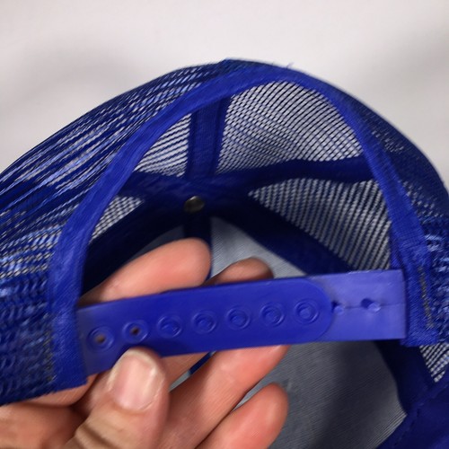 NOS New Vtg 80 90’s ENRON Cogeneration Blue Mesh TRUCKER SnapBack Baseball Cap 