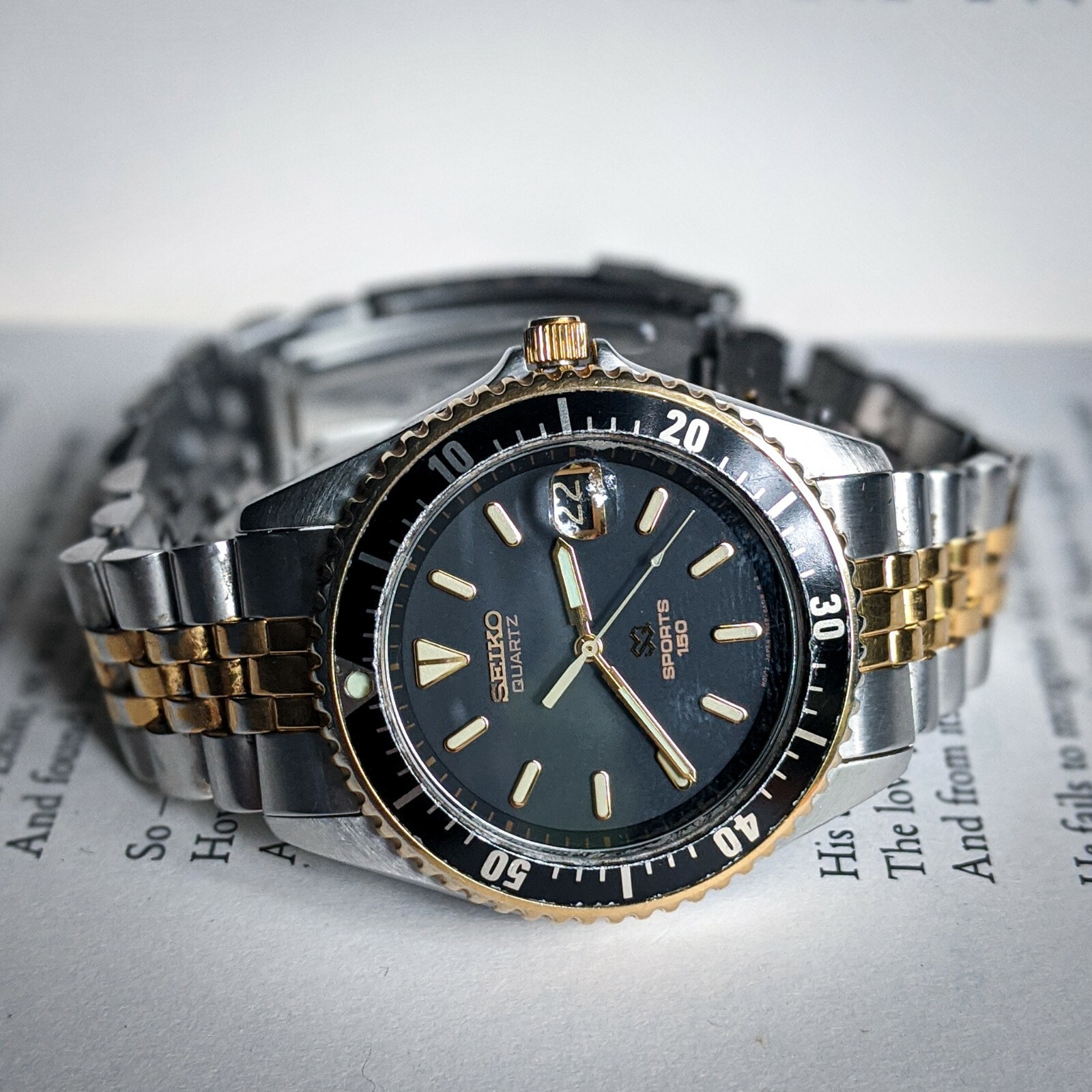 seiko quartz sq sports 150