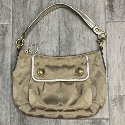 極美品 コーチ COACH ダッフルコート レザー ロゴ刻印 キャメル