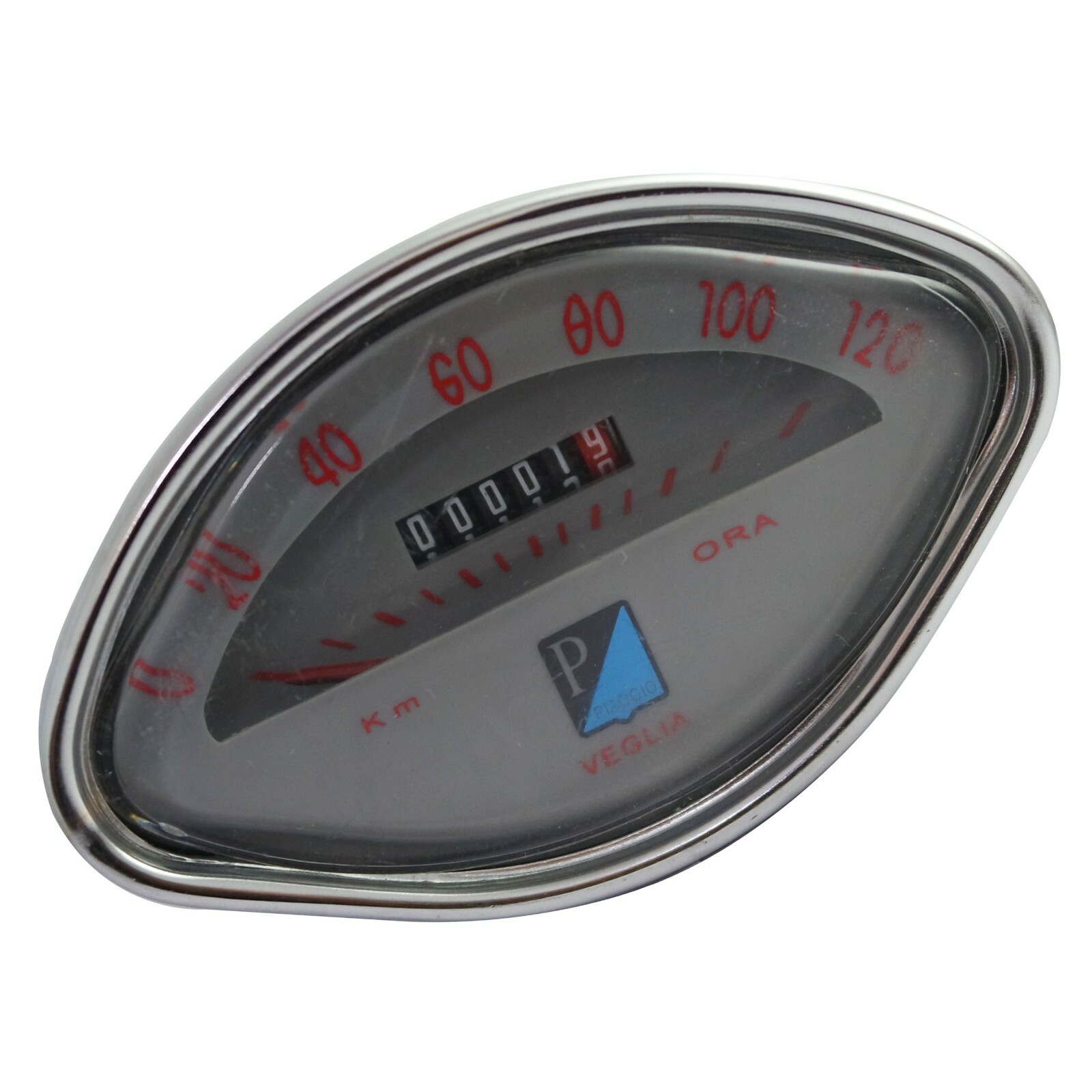 Vespa VBB GL GS Sprint Speedometer 0-120 Kmph Gray Face  