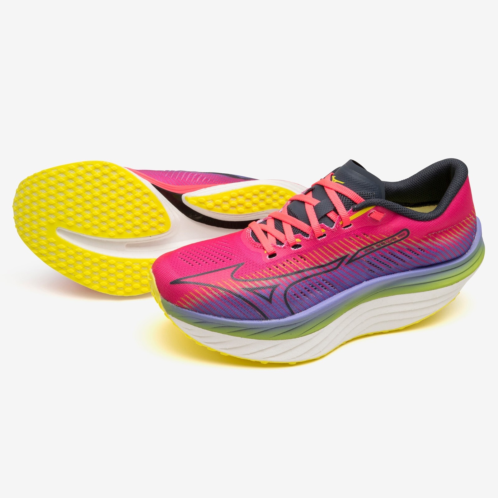 Mizuno Wave Rebellion ブラック/ピンク Mizuno Wave Rebellion Pro 2 Running Shoes Black/Pink Men's