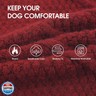 IECOii Big Dog Sweater - XXXL and XXXXL Dog Sweaters, Winter and Fall Coat for Large Dogs, Warm Dark Red - 4XL