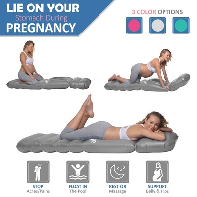 Holo - The Inflatable Maternity Pillow Raft with a Hole to Lie on Your Stomac...