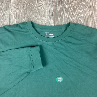 L.L. Bean NEW Camp Green Long Sleeve Shirt Traditional Fit 2XL Men s