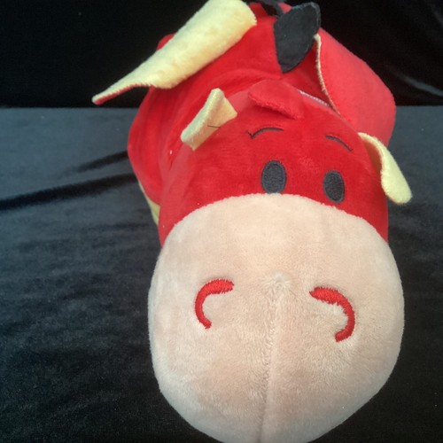 Flip A Zoo Reversible Plush Pillow Bei Bei Panda Ember Dragon 10” Stuffed Animal