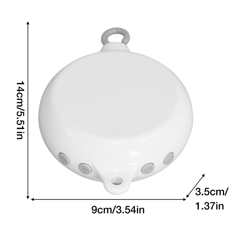 Crib Mobile Motor Baby Music Box Spinner with 3 Modes Volume Adjustable