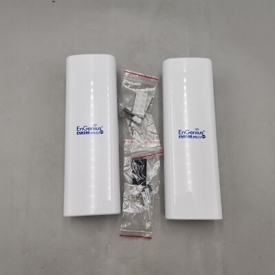 EnGenius EnJet Outdoor 5GHz AC Wave 2 WiFi 5 PlugnGo Wireless CPE/Client Bridge