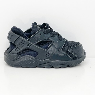 

Nike Boys Huarache Run 704950-016 Черные кроссовки для бега, размер 4C, Черный, Huarache Run