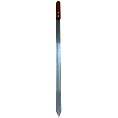 Edelstahl Adana Kebab Grillspieße 60cm Holzgriff Schaschlikspieße Fleischspieß