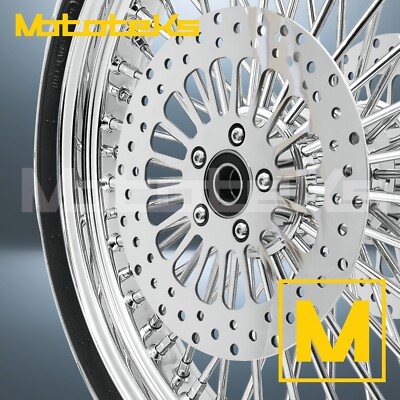 21X3.5 FAT SPOKE WHEEL 52 STAINLESS SPOKES FOR HARLEY TOURING BAGGER FRONT RIM