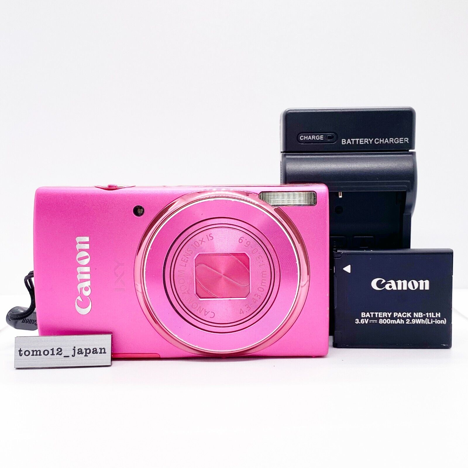 10.Canon IXY 100 F ピンク おおきかっ デジタルカメラ