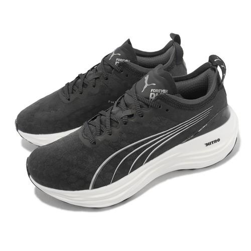 

Puma ForeverRun Nitro Wns Черная белая женская спортивная обувь для бега 377758-01, Черный, Foreverrun Nitro Wns