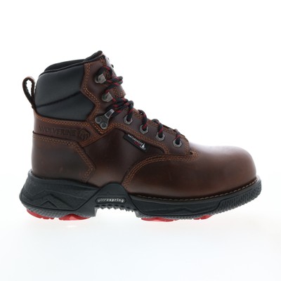 

Мужские коричневые широкие рабочие ботинки Wolverine Hellcat Fuse Ultraspring WP CM 6 дюймов 7, Коричневый, Wolverine Hellcat Fuse Ultraspring Waterproof CarbonMax 6"