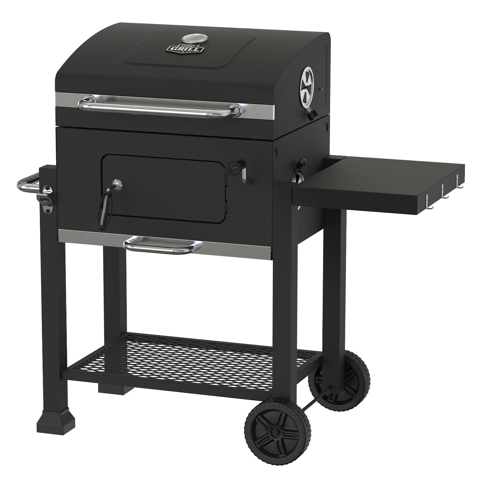Heavy Duty 24-Inch Charcoal Grill BBQ Barbecue Smoker