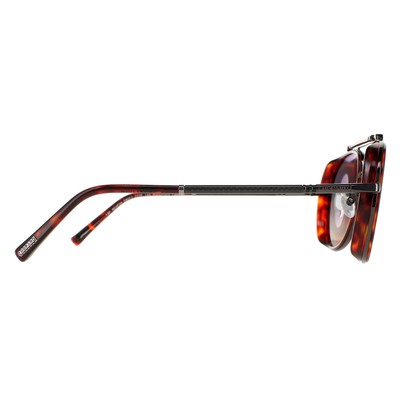 Pre-owned Chopard Sunglasses Schf24 777p Brown Honey Havana Smoke Gradient Polarized In Gray