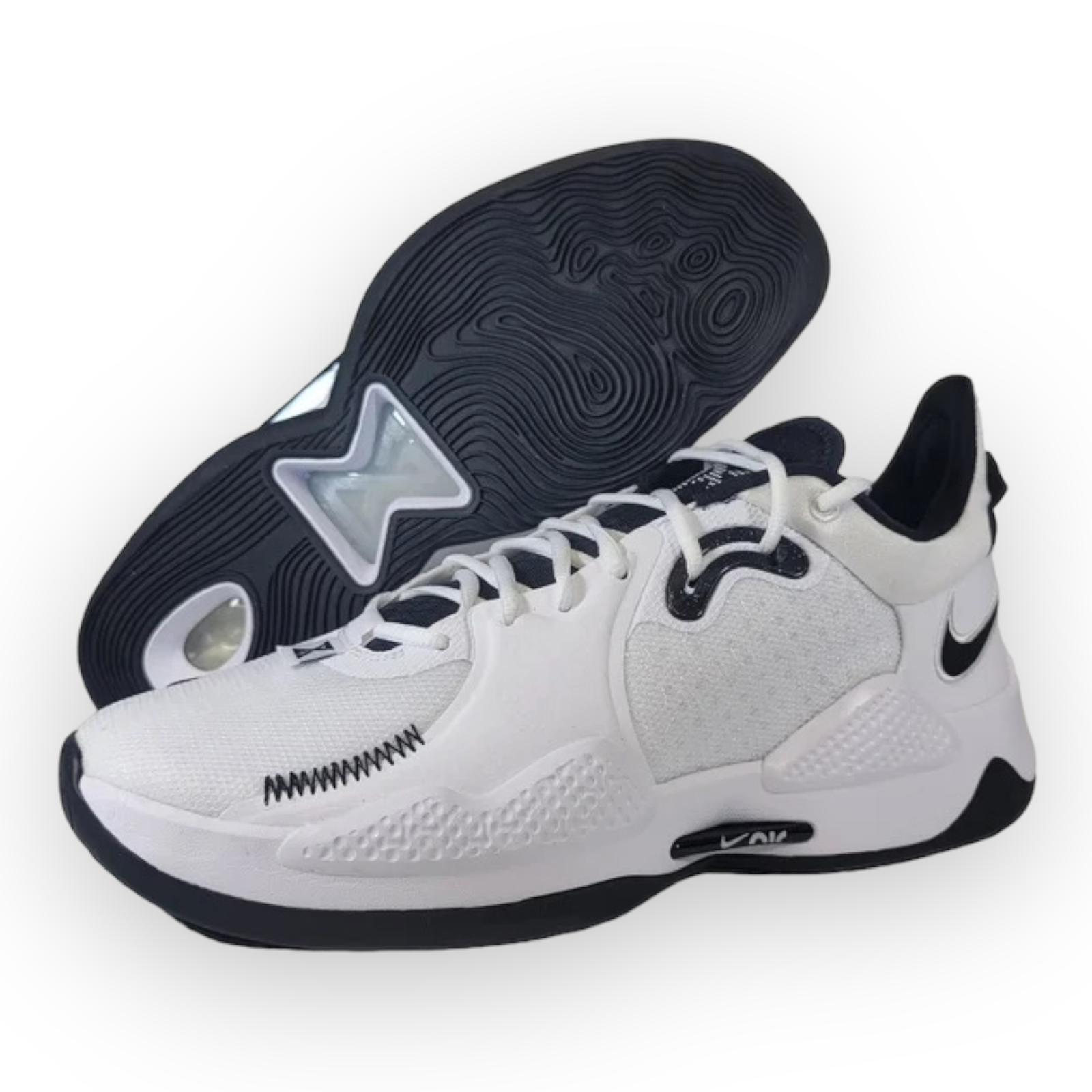 

Мужские кроссовки Nike PG 5 TB Promo White Black Paul George DM5045-100 13,5, Белый, Nike PG