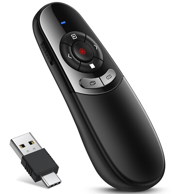 Presentation Wireless Presenter Remote USB Powerpoint Laser Pointer Clicker