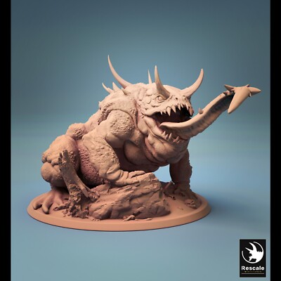 Giant Toad by Rescale Miniatures | D&D | DnD | Pathfinder | Print on Demand