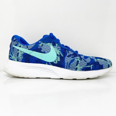 

Nike Womens Tanjun Print 820201-430 Синие кроссовки для бега Размер 8, Синий, Tanjun Print