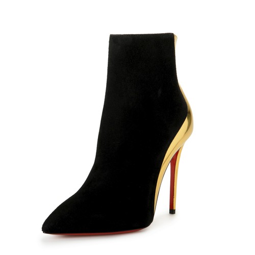 Christian Louboutin Women s Delicotte Ankle Bootie Heeled Shoes US 5.5 IT 35.5
