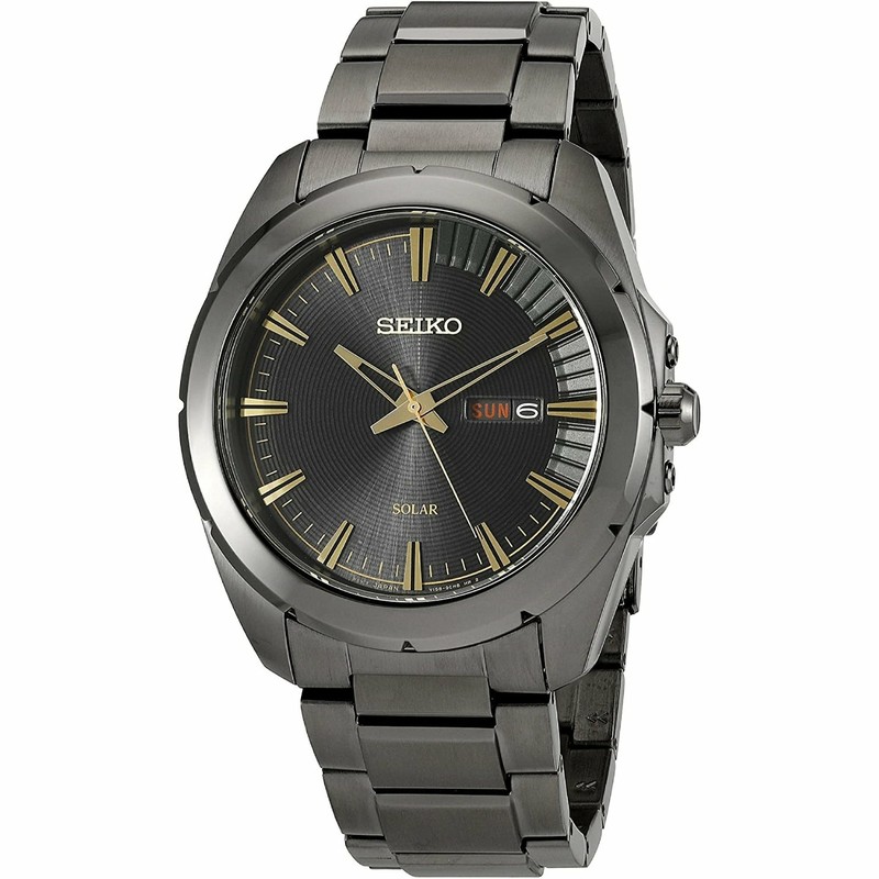 Наручные часы Seiko SNE417 Recraft 45MM Men's Black Stainless Steel Watch:  купить с доставкой из США, цена 34 053 руб - (224710907429)