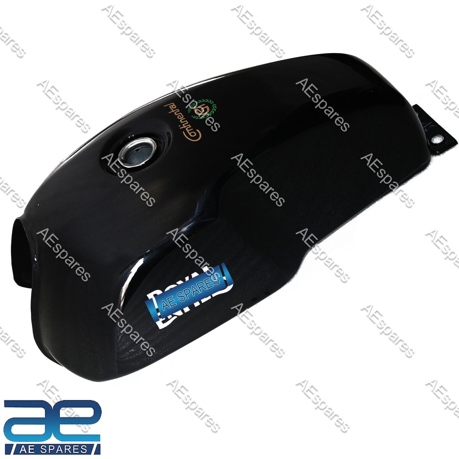 For Royal enfield Continental GT 535 cc Petrol Gas Fuel Tank Black Color  