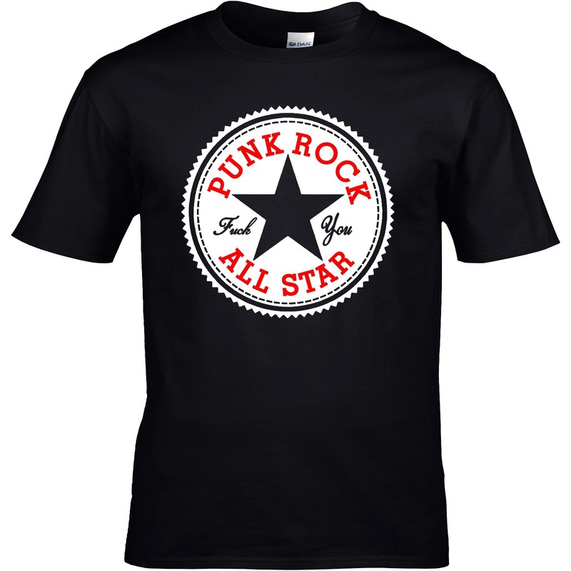 Punkrock Allstar T-Shirt Neu S-3xl Punk Punkrock Oi Oi! Punkshirt Kult Converse