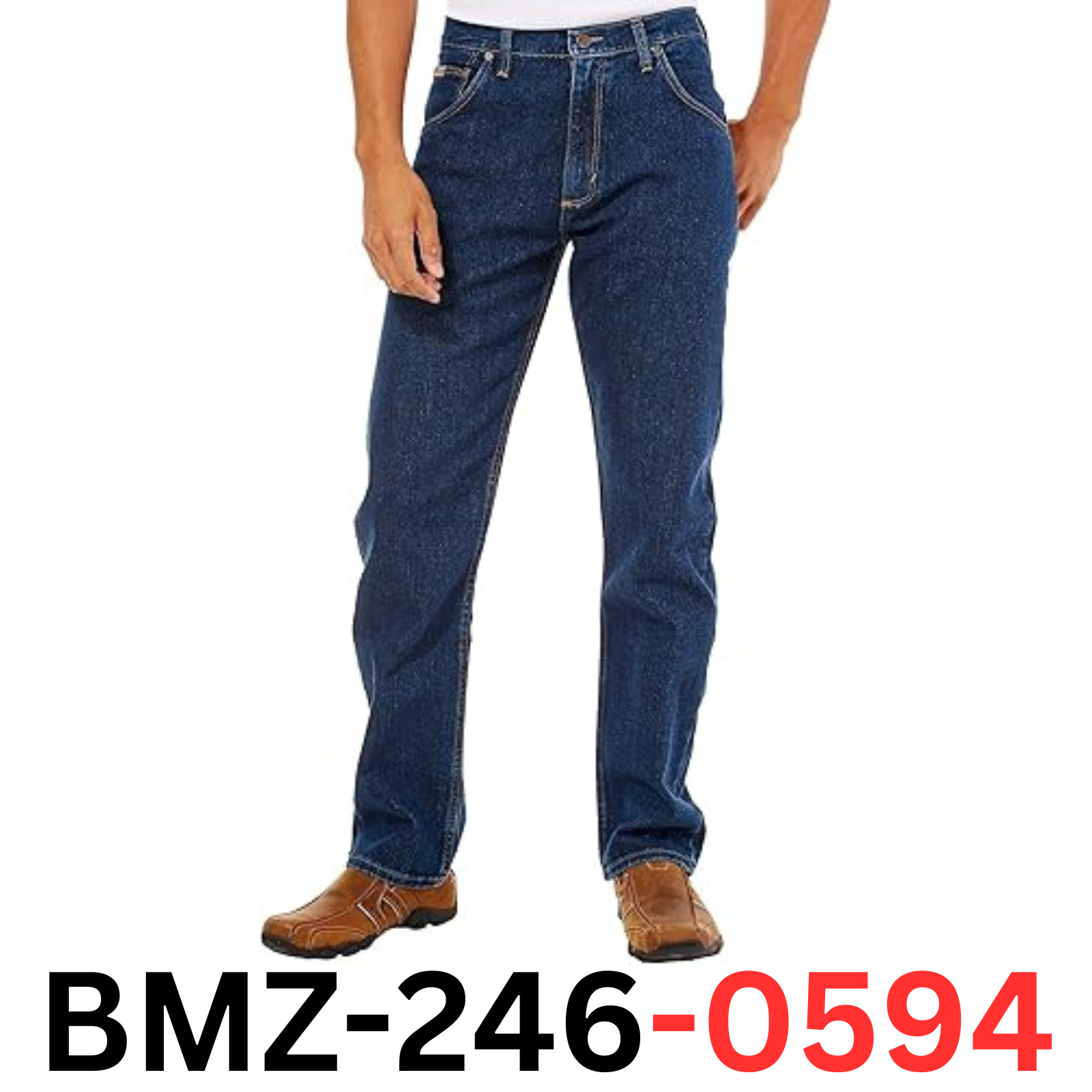 Wrangler Genuine Men's Regular Fit Jeans Dark Stone, 32Wx32L