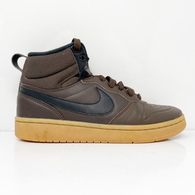 Nike Boys Court Borough Mid 2 BQ5440-200 Коричневые баскетбольные кроссовки Кроссовки, размер 4,5 года