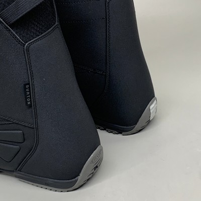 Pre-owned Burton Ruler Wide Boa All Mountain Snowboard Boot Black Grey Sz M 11 21426100001