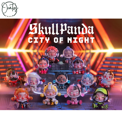 POPMART SKULLPANDA City of Night 12体 Trading figure Normal 12-type set 