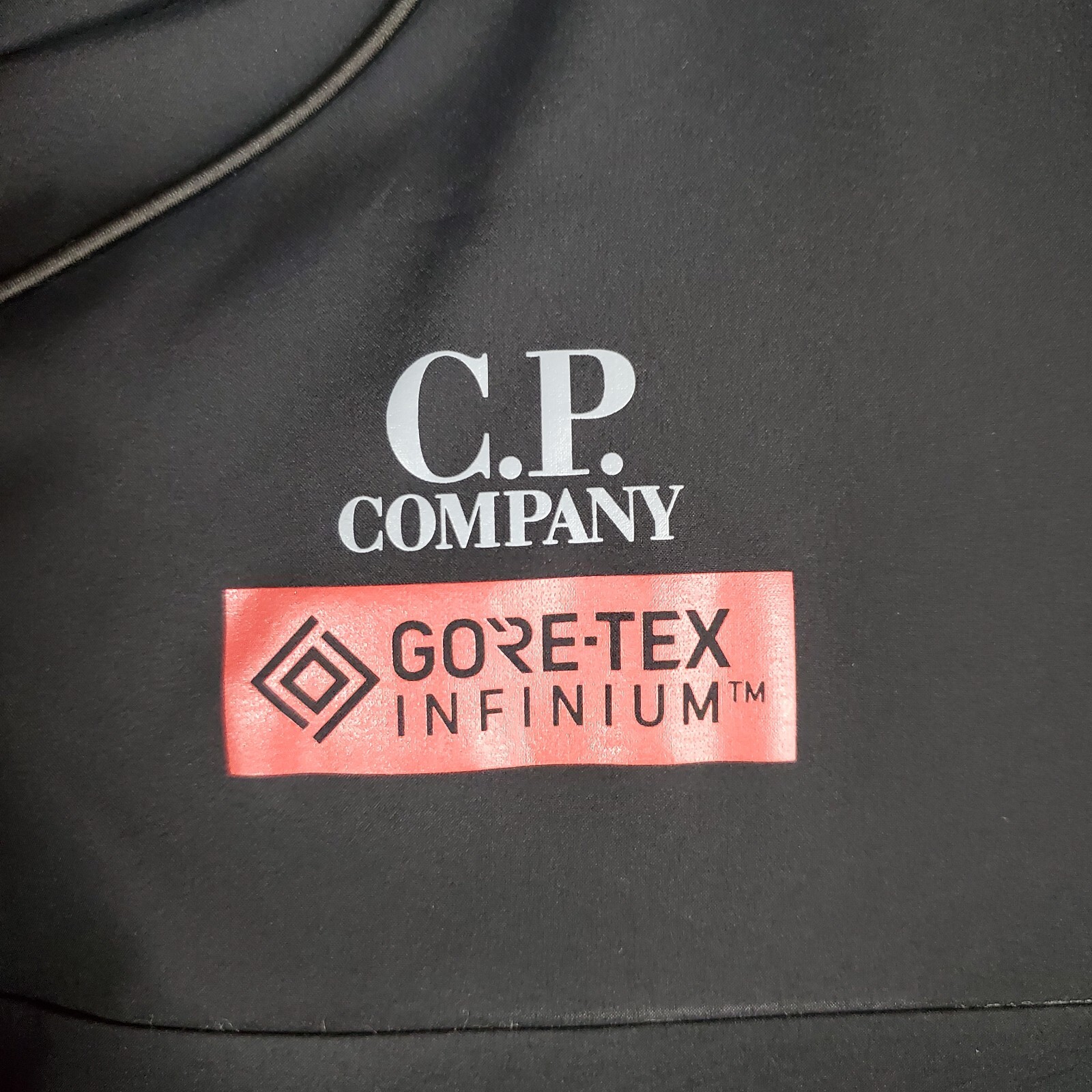 Pre-owned C.p. Company Mens Size 48 Medium Goretex Duck Down 3 In 1 Jacket Coat $1585 In Black