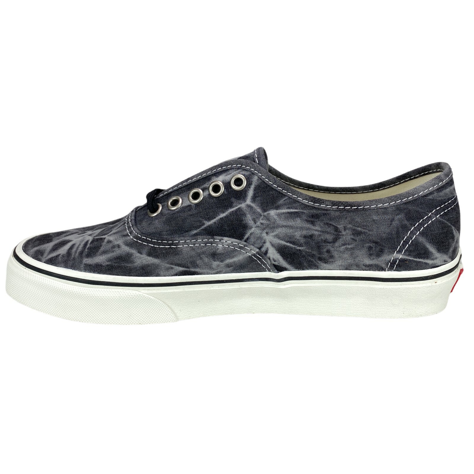 

Скейтерские туфли VANS Authentic Denim Destroy из состаренной парусины черного цвета/зефира, Multicolor, VANS Authentic