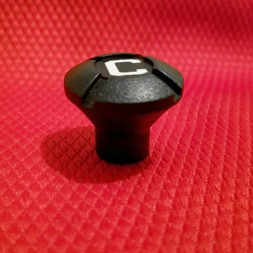 1965-1971 NORS Dodge Fargo MoPar Truck Choke Knob - BLACK Textured