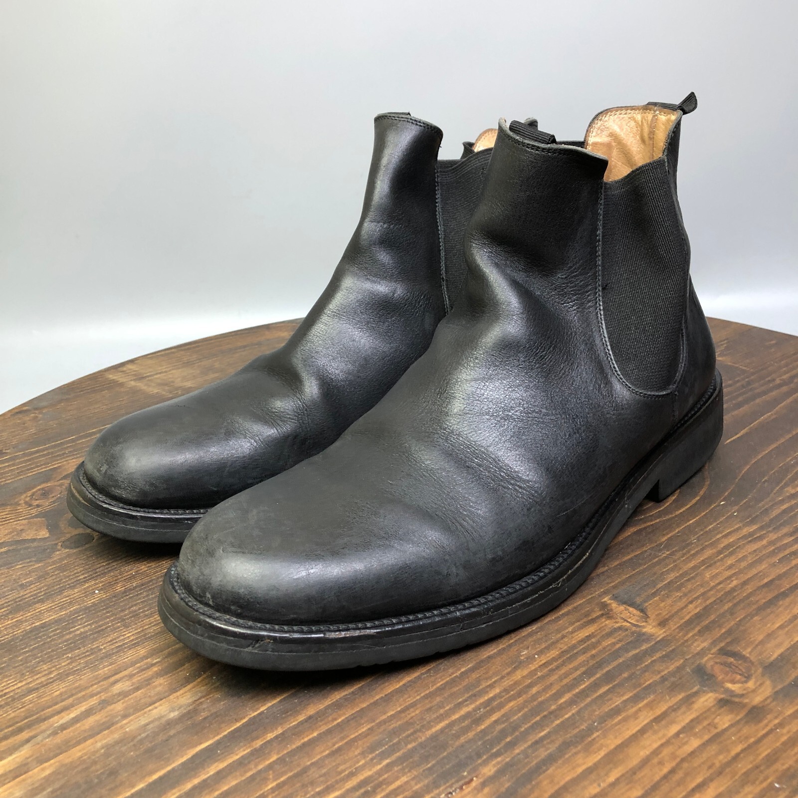 Bally Chelsea Mens Size 9 D Black Leather Pull On Casual Ankle Boots