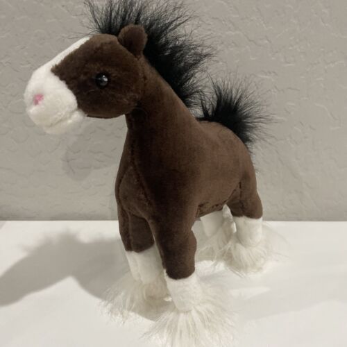 Gund Plush 10"  Brown White Standing Hope Horse 4038434 Stuf