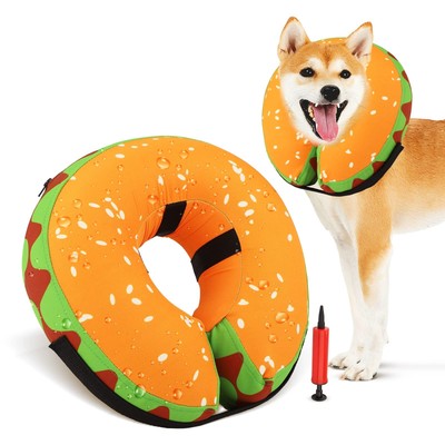 Recovery Collar for Dogs &Cats,Inflatable Dog Cone Collar, Protective Inflata...