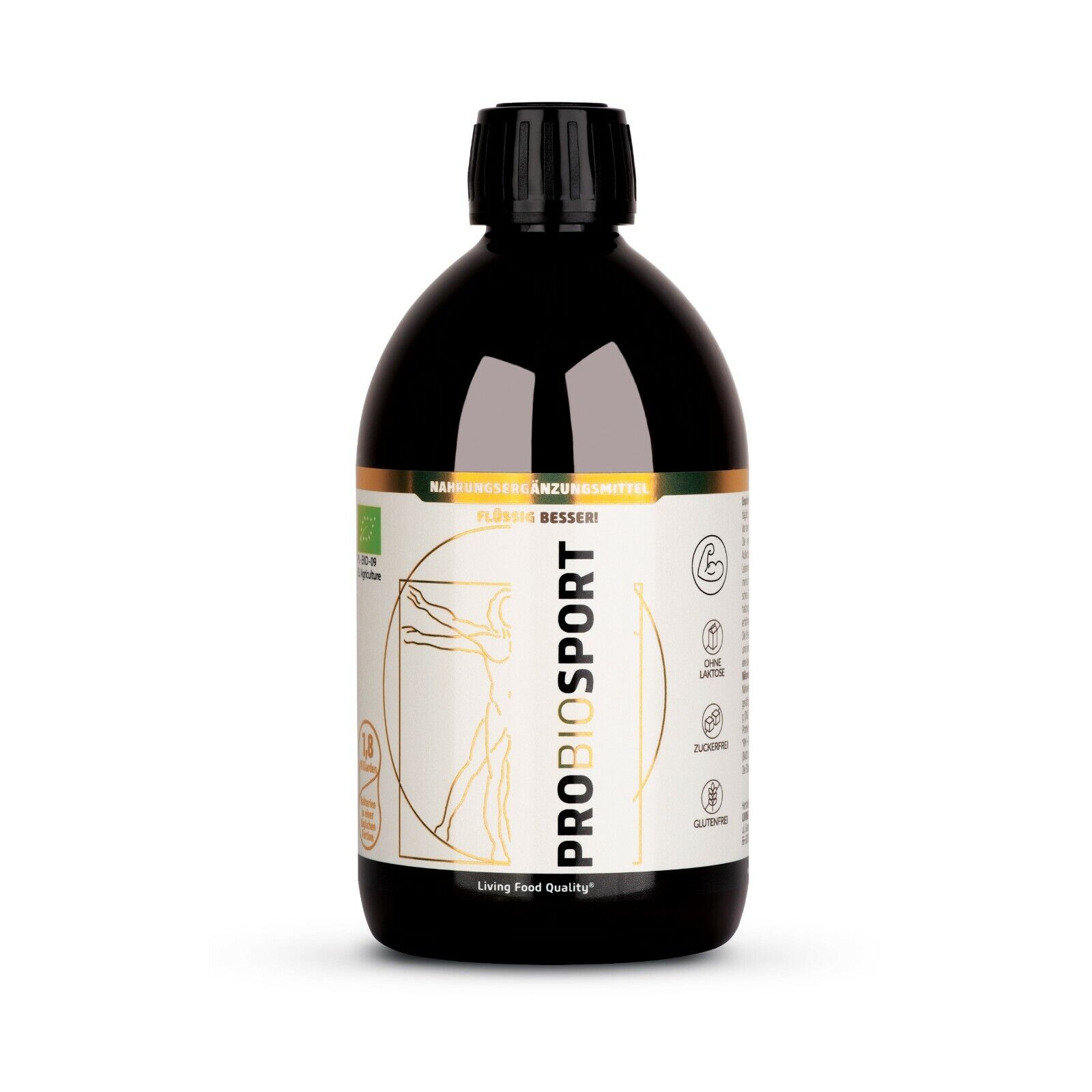 Liquid Probiotic ProBioSport 500ml Live Bacteria Gut Health - Joy Day -