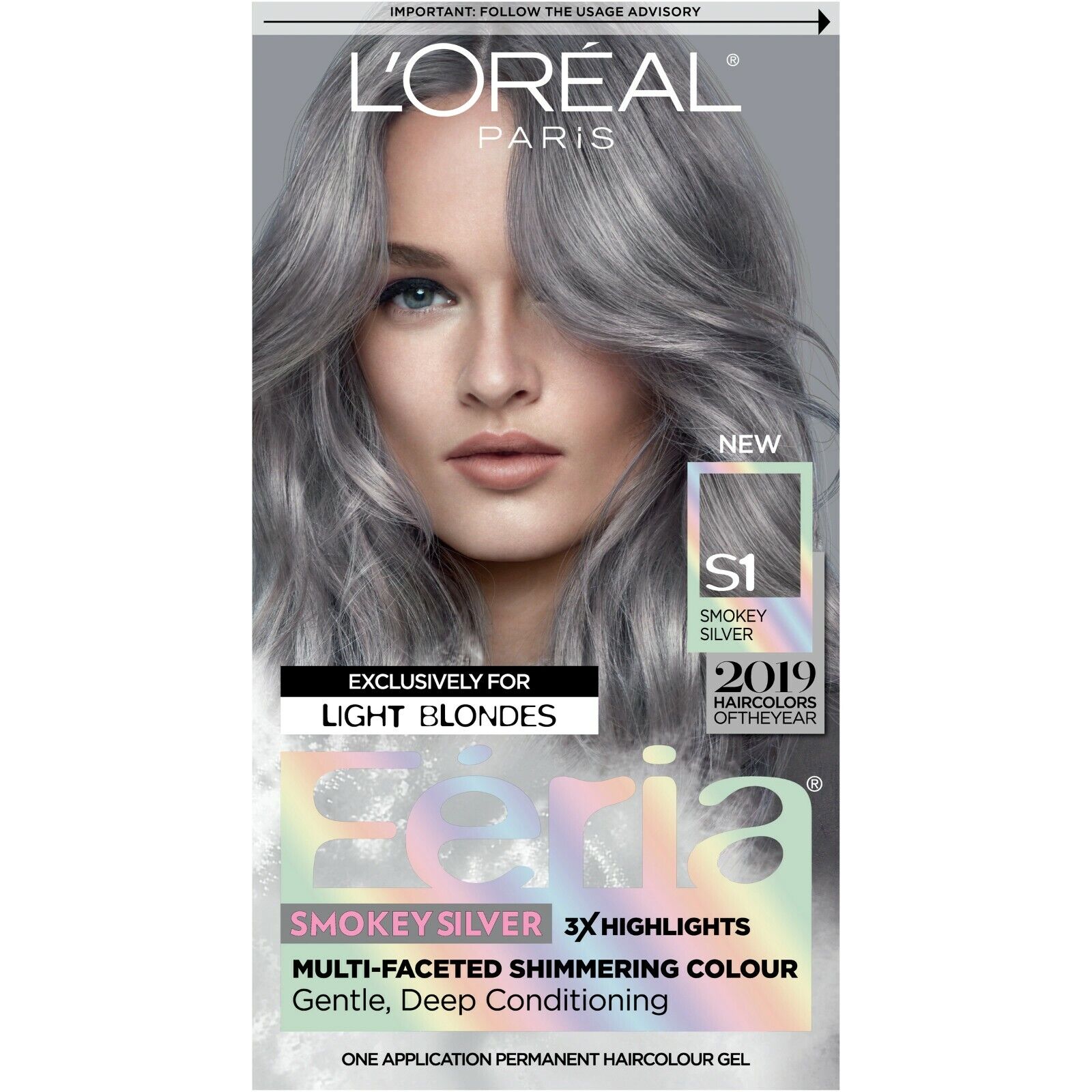 Пепельный седой краска. Loreal Feria smokey Silver краска. Loreal Feria серебристый. Лореаль краска для волос пепельный оттенок. Лореаль пепельный блонд холодный.