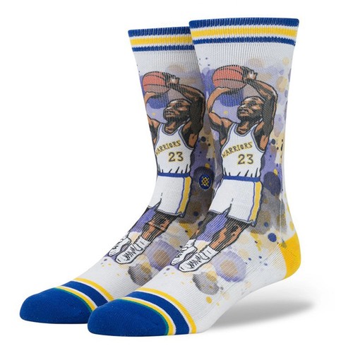 [M558C16ROC-BLU] Мужские носки Stance NBA Golden State Warriors Socks