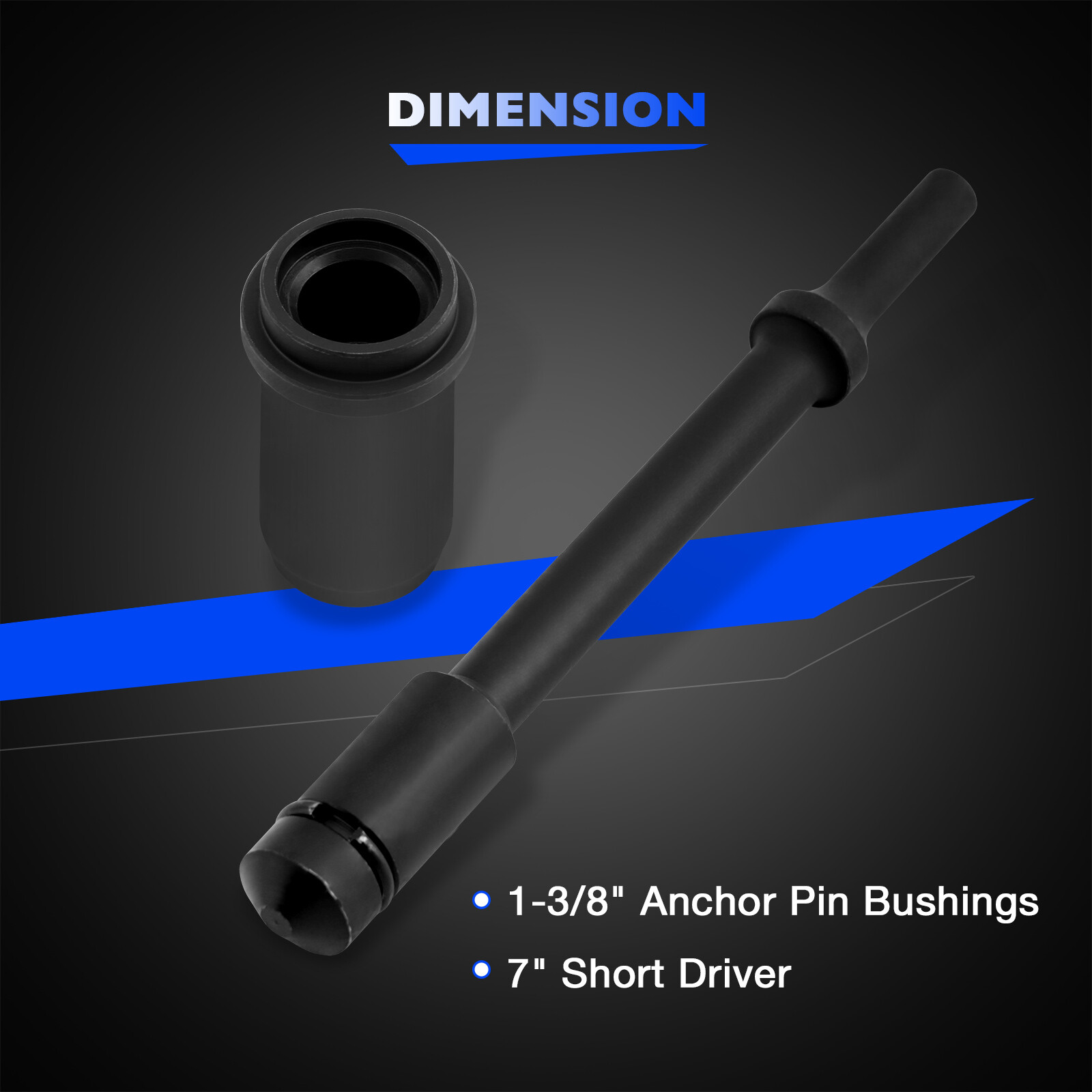 29450 Short Anchor Pin Bushing Driver Kit For Installation &Removal Truck Repair